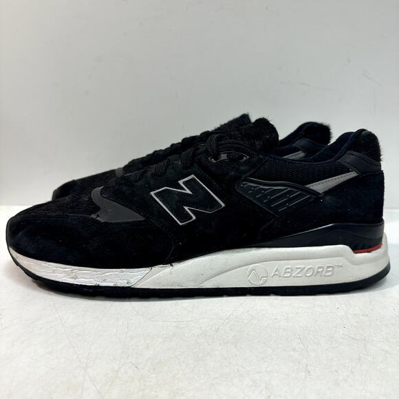 VERY GOOD New Balance 998 Pony Hair Black White M998TCB Made in USA Men\'s 11 main image 8